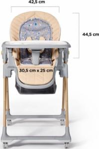 KinderKraft Kinderkraft krzeselko do karmienia LASTREE wood 7