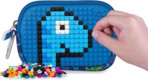 Piórnik Cass film Saszetka na Suwak Dinozaury z niebieskim panelem 6