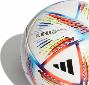 Adidas Piłka nożna Al Rihla Mini Ball H57793 biała r. 1 4