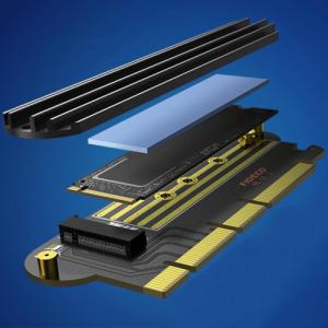 Kontroler Fideco PCIe 4.0 x16 - M.2 NVMe (NV1P) 6