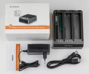 Stacja dokująca Fideco Klonująca Dysków IDE SATA HDD SSD 9