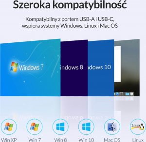Napęd Orico nagrywarka DVD/CD + Hub USB 3.1, czytnik kart SD/microSD (XD010-BK-BP) 7