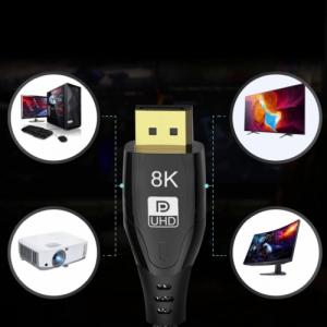 Kabel Reagle DisplayPort - DisplayPort 1m grafitowy 3