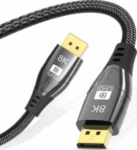 Kabel Reagle DisplayPort - DisplayPort 1.5m grafitowy 1