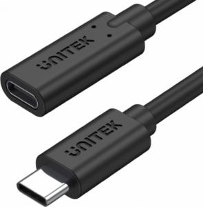 Kabel USB Unitek USB-C - USB-C 1.5 m Czarny (C14086BK-1.5M) 1