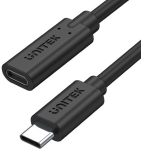 Kabel USB Unitek USB-C - USB-C 1 m Czarny (C14086BK-1M) 3