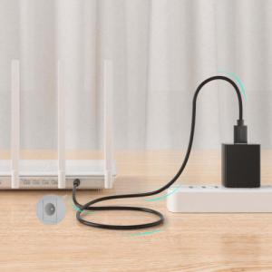 Kabel USB Unitek USB-A - DC 3.5 mm 1 m Czarny (Y-C495BK) 3