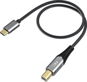 Kabel USB FiiO USB-C - USB-B 0.5 m Czarny 1