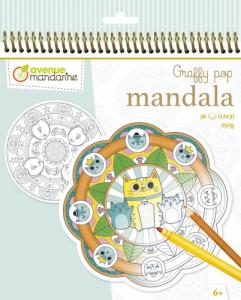 AVENUE MANDARINE KOLOROWANKA GRAFFY POP MANDALA ZWIERZĘTA 1