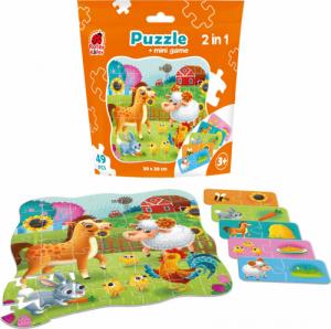 Roter Kafer PUZZLE 49 SASZETKA FARMA + MINI GRA RK1140-05 1