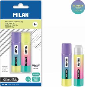 Milan KLEJ W SZTYFCIE MILAN SUNSET 8G 2 SZTUKI NA BLISTRZE 1