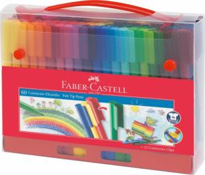 Faber-Castell FLAMASTRY CONNECTOR FABER-CASTELL 60 SZTUKI W WALIZCE 1