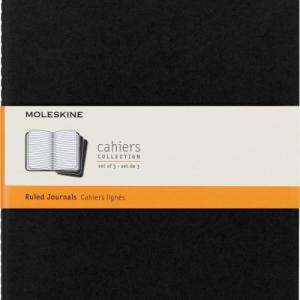 Moleskine ZESTAW 3 ZESZYTÓW MOLESKINE CAHIER JOURNALS XL (19X25CM) W LINIE 1