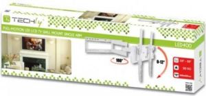 Techly Uchwyt Ścienny do telewizora TV/LCD 13-30 cali 23kg Obrotowy Biały (23844) 5