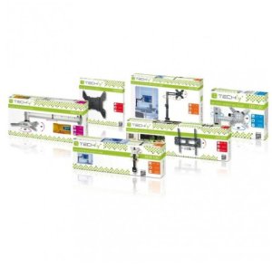 Techly Uchwyt ścienny ICA-LCD-2901WH 19'' - 37'' 6