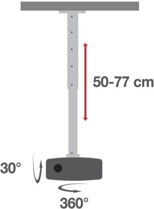 Uchwyt do projektorów Techly (022267) 3
