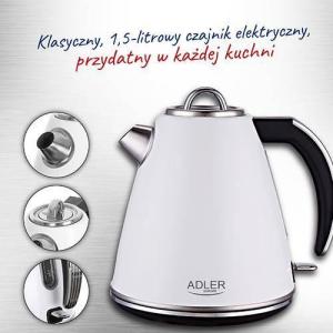 Czajnik Adler AD 1343 Biały 11