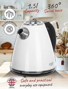 Czajnik Adler AD 1343 Biały 12