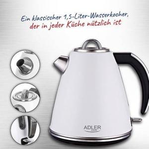 Czajnik Adler AD 1343 Biały 10