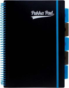 Pukka Pads KOŁOZESZYT PUKKA NEON A4 PROJECT BOOK NIEBISKI, KRATKA 1