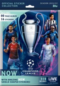 TOPPS CHAMPIONS LEAGUE UEFA ZESTAW STARTOWY NAKLEJKI 1