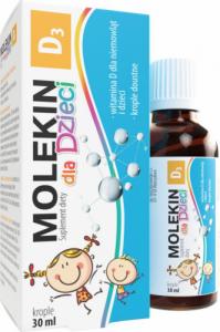 N.P.ZDROVIT SP Z O.O. Zdrovit MOLEKIN D3 dla dzieci, krople 30 ml 1