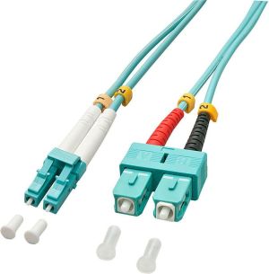 Lindy Patchcord światłowodowy LC/SC OM3 50/12um, Multimode, 5m (46393) 1