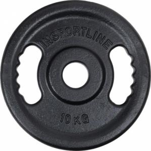 inSPORTline Żeliwne obciążenie talerz do sztangi 50 mm inSPORTline Castblack OL 10 kg 1