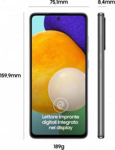 Telefon komórkowy Samsung Electronics Polska Samsung Galaxy A52 (A525) 6/128GB 6,5" SAMOLED 2400x1080 4500mAh Dual SIM 4G Black 2