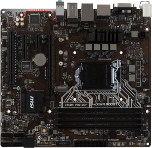 Płyta główna MSI B150M PRO-DDP, B150, DualDDR4, SATA3, DVI, 2xDP, mATX (B150M PRO-DDP) 3