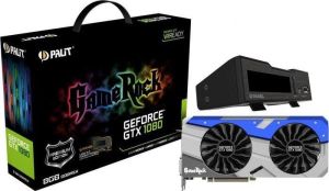 Karta graficzna Palit GeForce GTX 1080 GameRock Premium 8GB GDDR5X (256 Bit) HDMI, DVI, 3xDP, BOX (NEB1080H15P2GP) 2