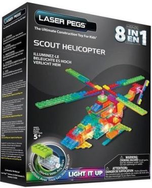 Laser Pegs 8 in 1 Scout Helicopter (PB2150B) 1