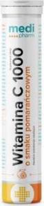 WELLMEDICA Medi Pharm Witamina C 1000 mg o smaku pomarańczowym 20 Tab. 1