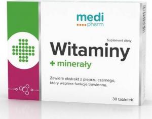 WELLMEDICA Medi Pharm Witaminy i minerały 30 Tabl. 1