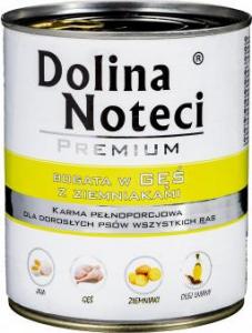 Dolina Noteci DOLINA NOTECI Premium bogata w gęś z ziemniakami - mokra karma dla psa - 800g 1