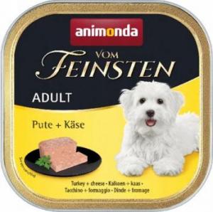 Animonda ANIMONDAVom Feinsten indyk z żółtym serem - mokra karma dla psa - 150g 1