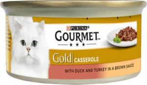 PURINA NESTLE Gourmet Gold mokra karma dla kota z kaczką i indykiem 85g 2