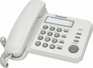 Telefon stacjonarny Panasonic Telefon stacjonarny Panasonic KX-TS520 BIAŁY (kolor biały) 1