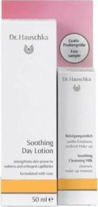 Dr. Hauschka Zestaw Soothing Day Lotion łagodzący balsam na dzień 50ml + Soothing Cleansing Milk kojące mleczko do demakijażu 10ml 1