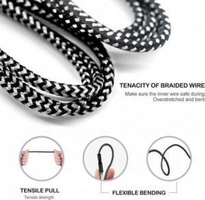 Kabel USB Maclean USB-A - Lightning 2 m Czarny (CEN-76119) 5