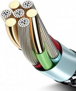 Kabel USB Maclean USB-A - Lightning 2 m Czarny (CEN-76119) 7