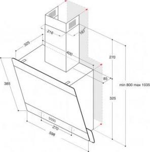 Okap Whirlpool Okap WHIRLPOOL AKR 65F LM K 3