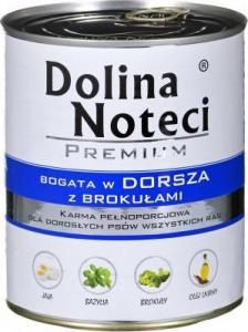 Dolina Noteci DOLINA NOTECI Premium bogata w dorsza z brokułami - mokra karma dla psa - 800g 1