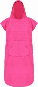 Agama Ponczo ręcznikowe frotte z kapturem Agama Poncho Extra Dry - Kolor Różowy, Rozmiar S/M 1