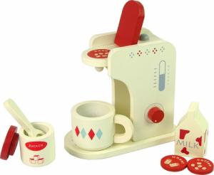 LeanToys Drewniany Ekspres do Kawy Akcesoria Kuchnia Dzieci 2