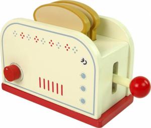 LeanToys Drewniany Toster Akcesoria Śniadanie Kuchnia Dzieci 2