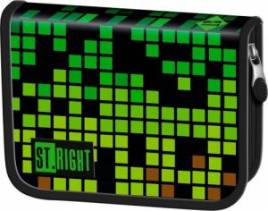 Piórnik St.Majewski Piórnik dwuklapkowy Pixel Gamer 2