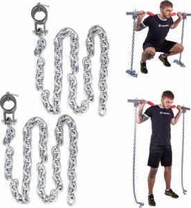 inSPORTline Łańcuchy treningowe na gryf inSPORTline Chainbos 2x15 kg 1