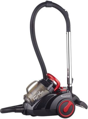 Odkurzacz TurboTronic Z-Line Odkurzacz bezworkowy Muliti Cyklonowy Czarny 1400W 1