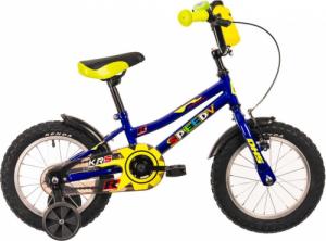 DHS Rower dziecięcy Speedy 1401 14" - model 2022 - Kolor Niebieski 1